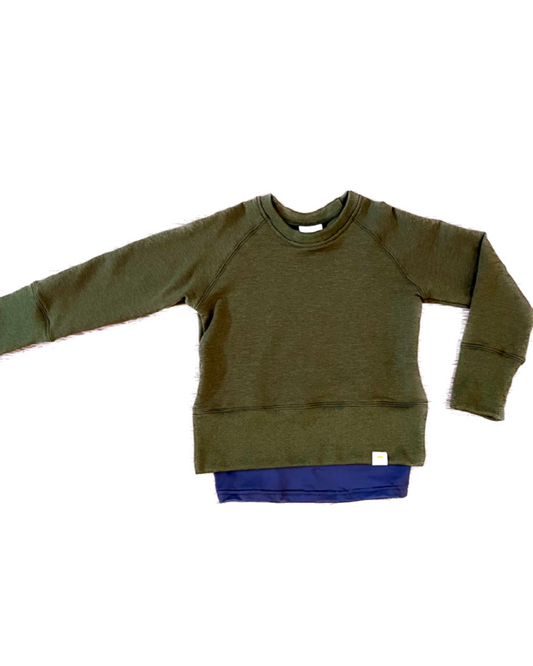 Moss Green Crewneck Sweater